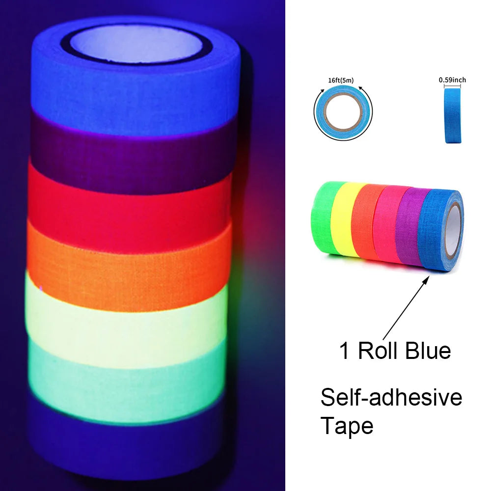 Neon Glow UV Lipstick Blacklight Reactive Makeup Party