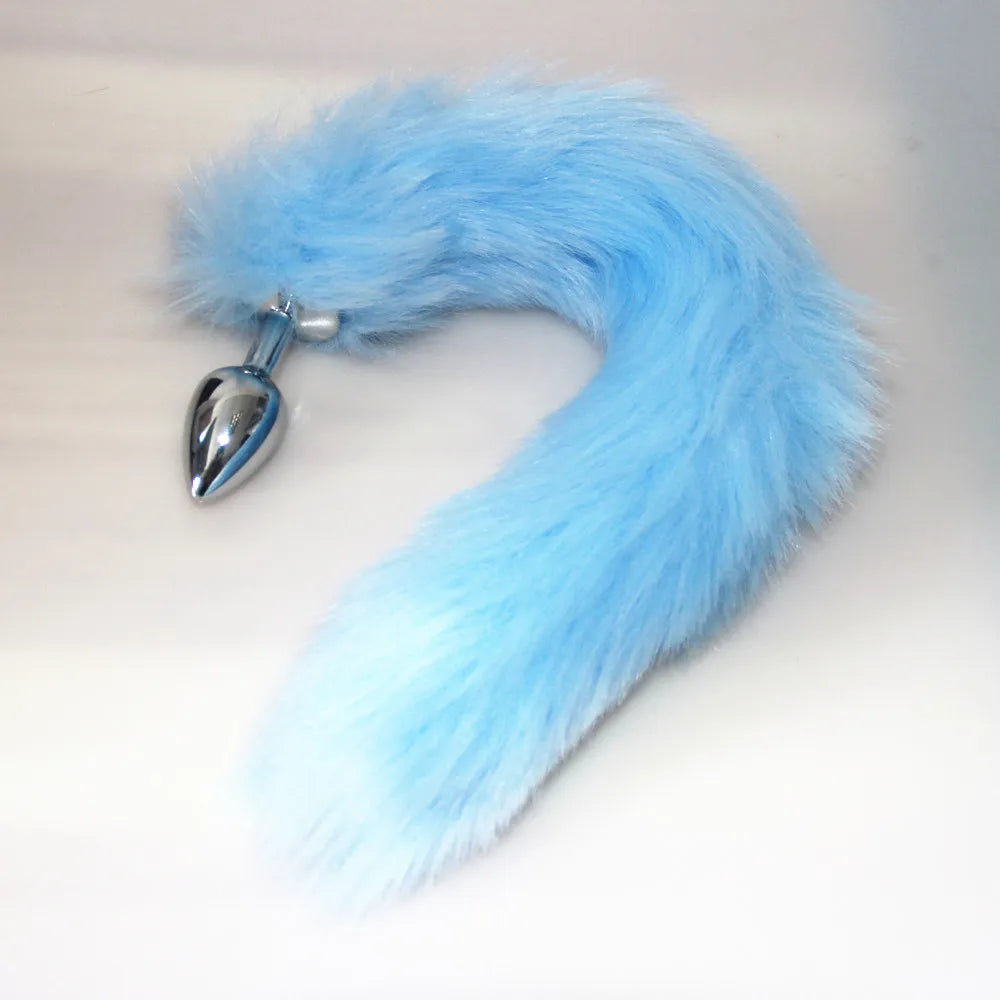 BDSM Furry Dog/Fox Tail Anal Plug for Women Couples