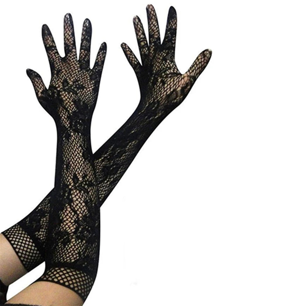 Sexy Lace Opera Gloves Women Long Evening Party