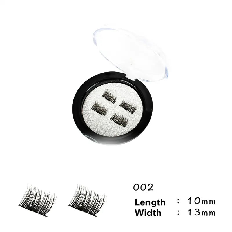 3-Magnet Magnetic Eyelashes 3D Handmade Natural Lashes