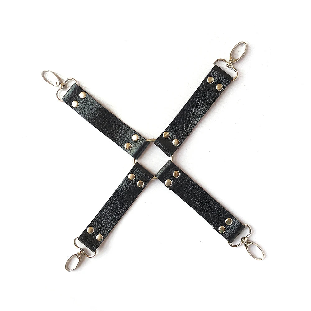 BDSM Bondage Kit for Couples – Handcuffs, Gag & Whip