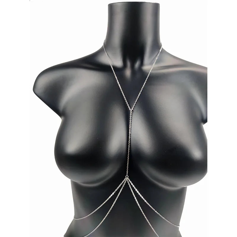 Sexy Chest & Belly Body Chain Jewelry for Women Beach