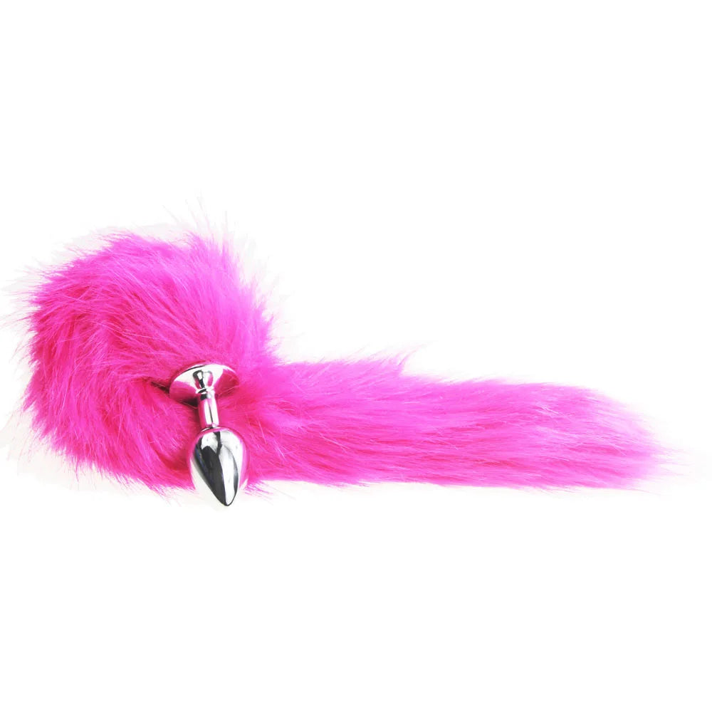 BDSM Furry Dog/Fox Tail Anal Plug for Women Couples