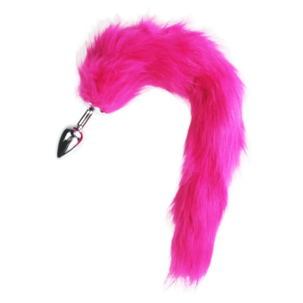 BDSM Furry Dog/Fox Tail Anal Plug for Women Couples