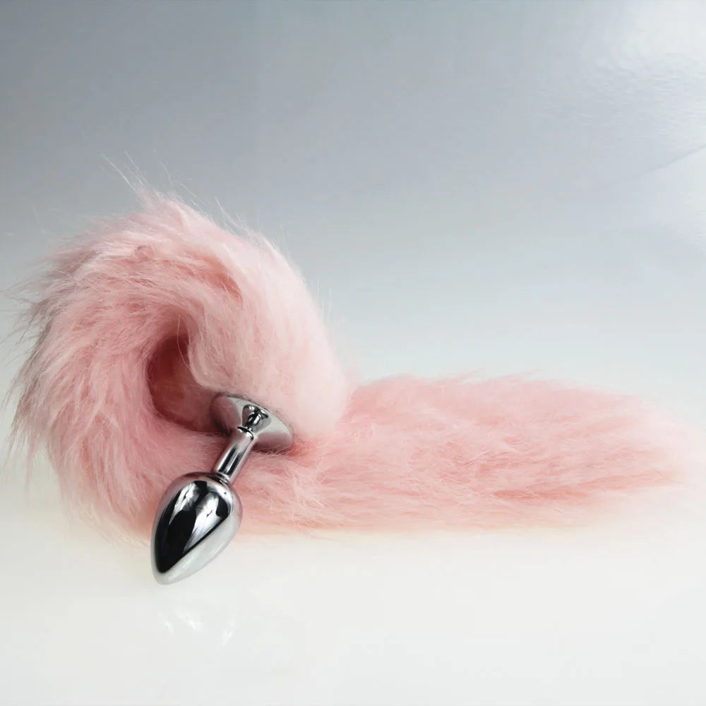 BDSM Furry Dog/Fox Tail Anal Plug for Women Couples