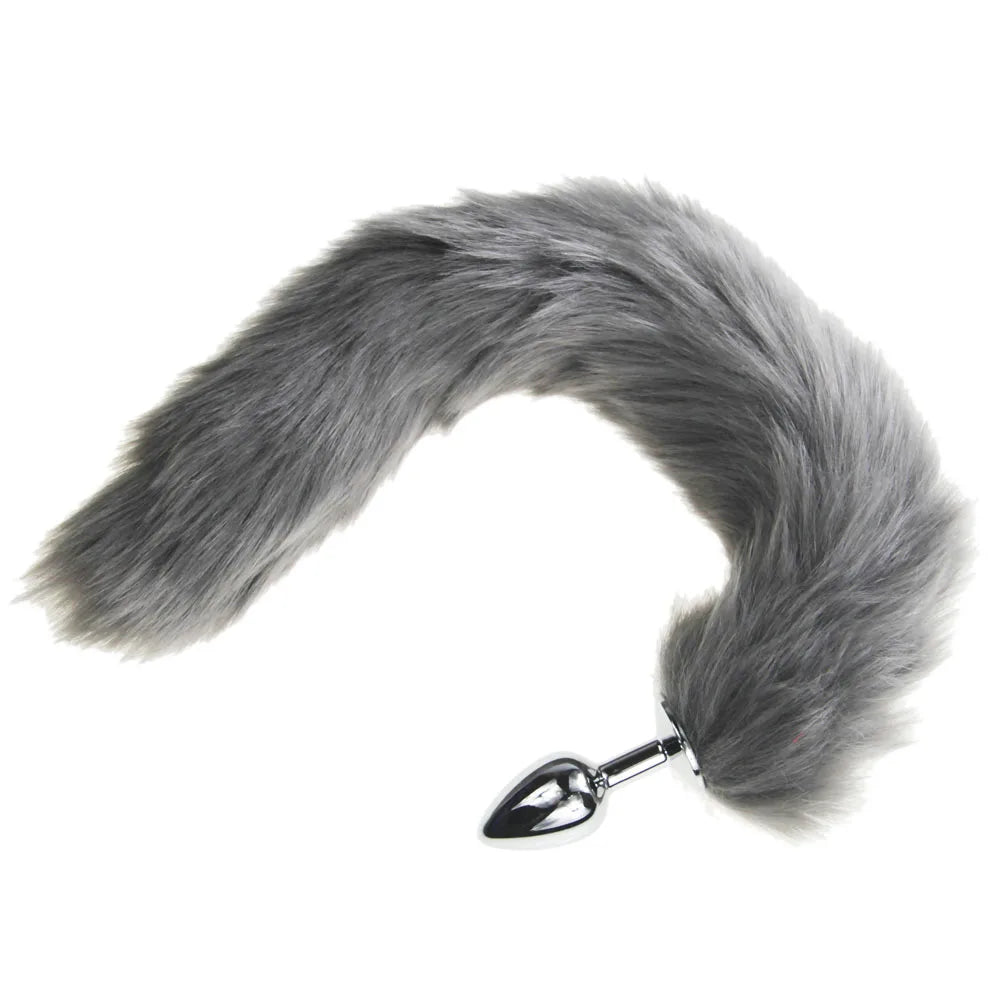 BDSM Furry Dog/Fox Tail Anal Plug for Women Couples