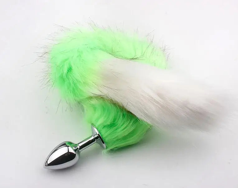 BDSM Furry Dog/Fox Tail Anal Plug for Women Couples