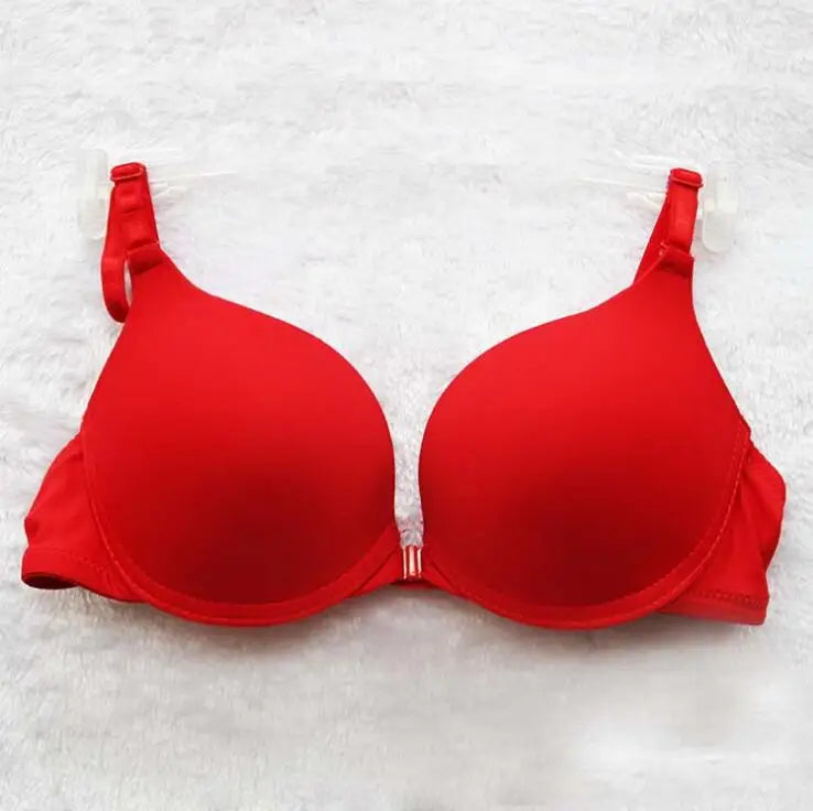 Women’s Push-Up Bra Front Buckle A/B/C Cup Lingerie