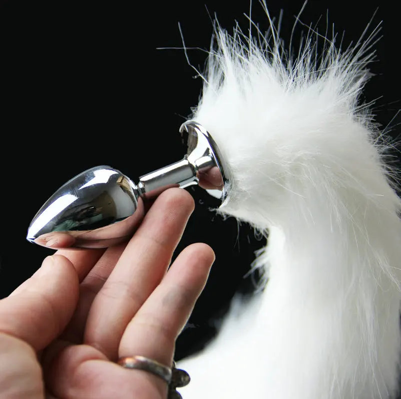 BDSM Furry Dog/Fox Tail Anal Plug for Women Couples