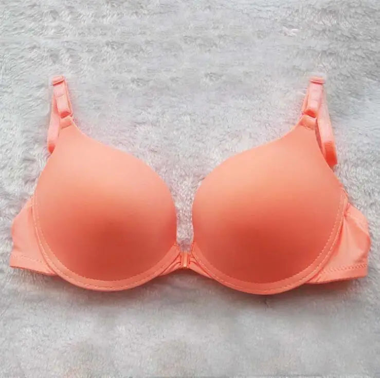 Women’s Push-Up Bra Front Buckle A/B/C Cup Lingerie