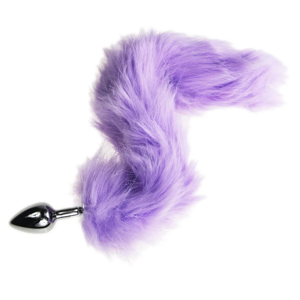 BDSM Furry Dog/Fox Tail Anal Plug for Women Couples