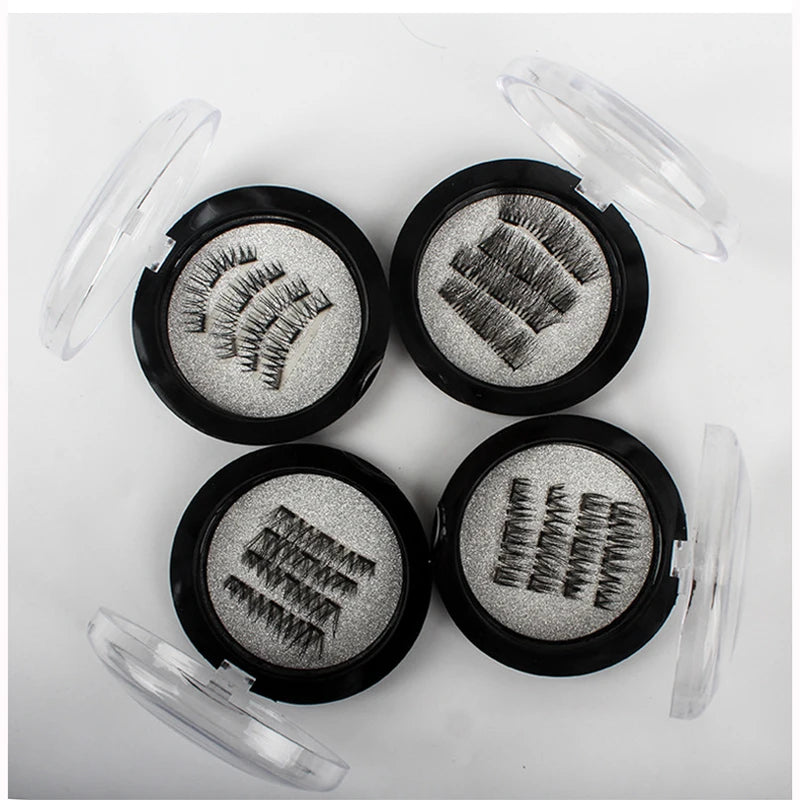 3-Magnet Magnetic Eyelashes 3D Handmade Natural Lashes