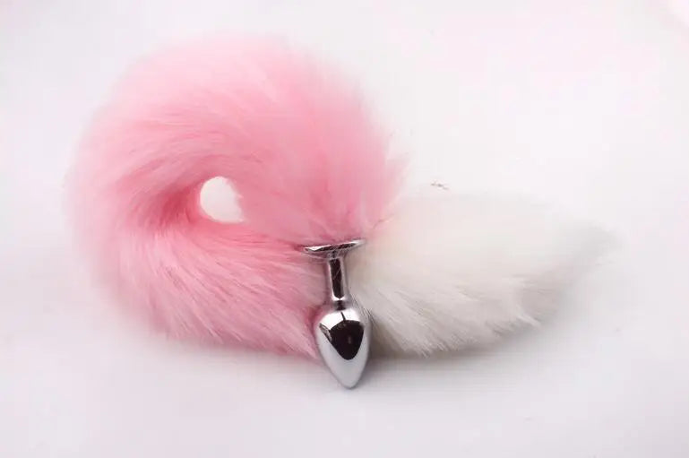 BDSM Furry Dog/Fox Tail Anal Plug for Women Couples