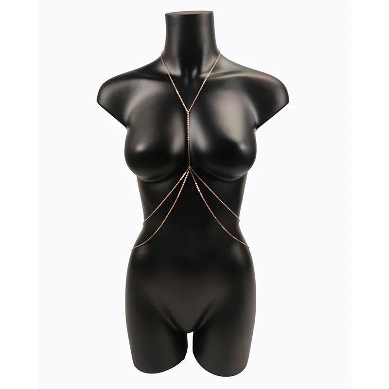 Sexy Chest & Belly Body Chain Jewelry for Women Beach