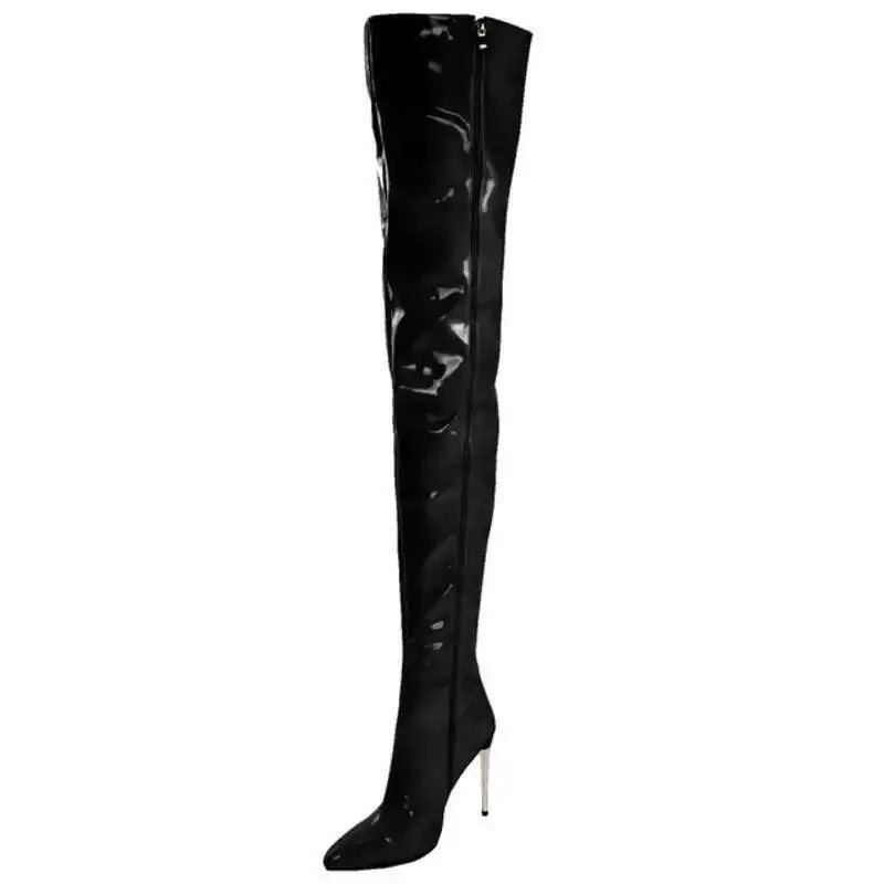 Women’s Thigh-High Pointed Toe High Heel Over-Knee Boots
