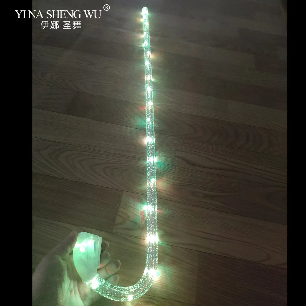 LED Glow Stick Belly Dance Props Colorful Party Accessories