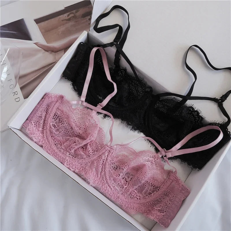 Women’s Lace Lingerie Bralette & Panties Set Sexy