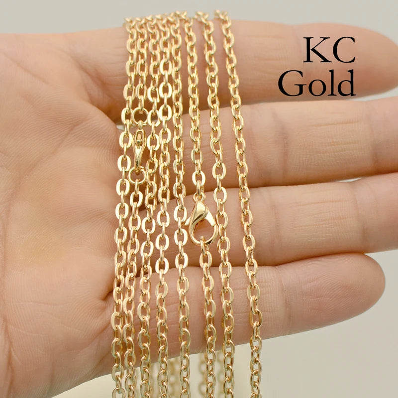 100PCS Silver Plated Necklace Chains 18-30 Inch Women