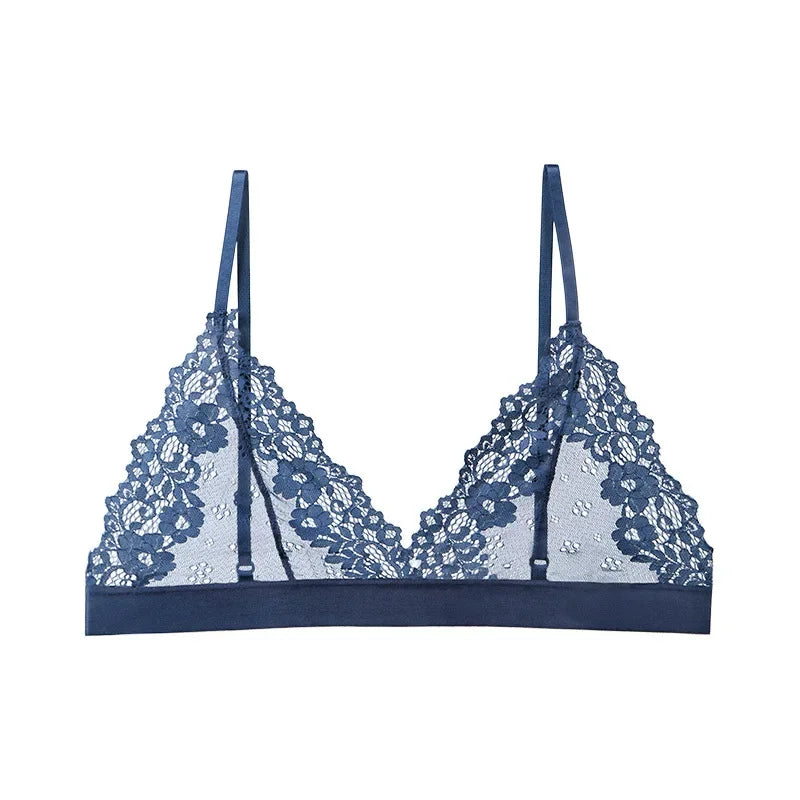Sexy Lace Transparent Bra Women Thin Lingerie Bralette