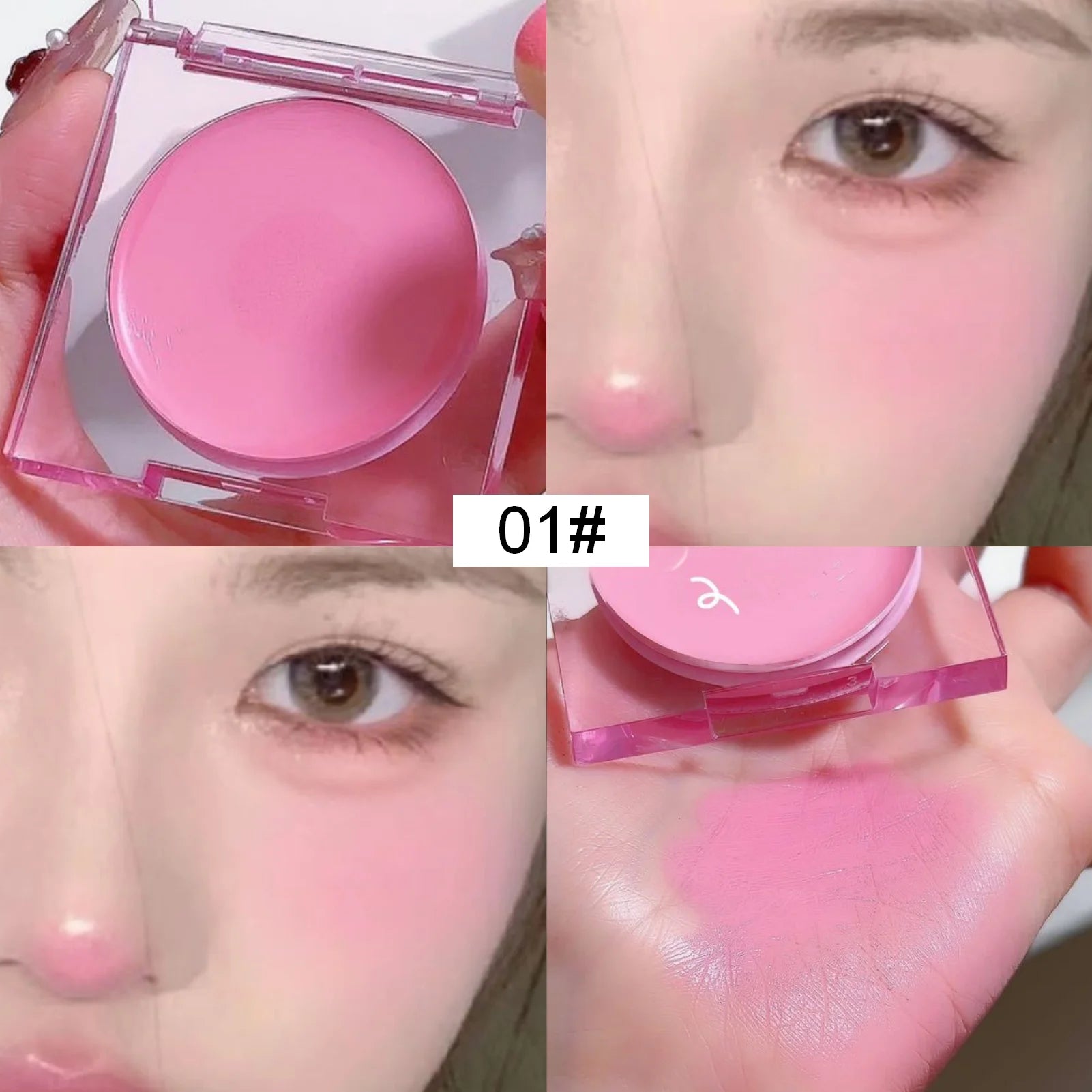 Natural Matte Nude Blush Cream Long-Lasting Daily Makeup