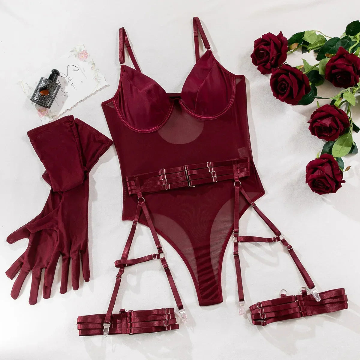 Sexy Bodysuit Lingerie for Women Pole Dance Outfit
