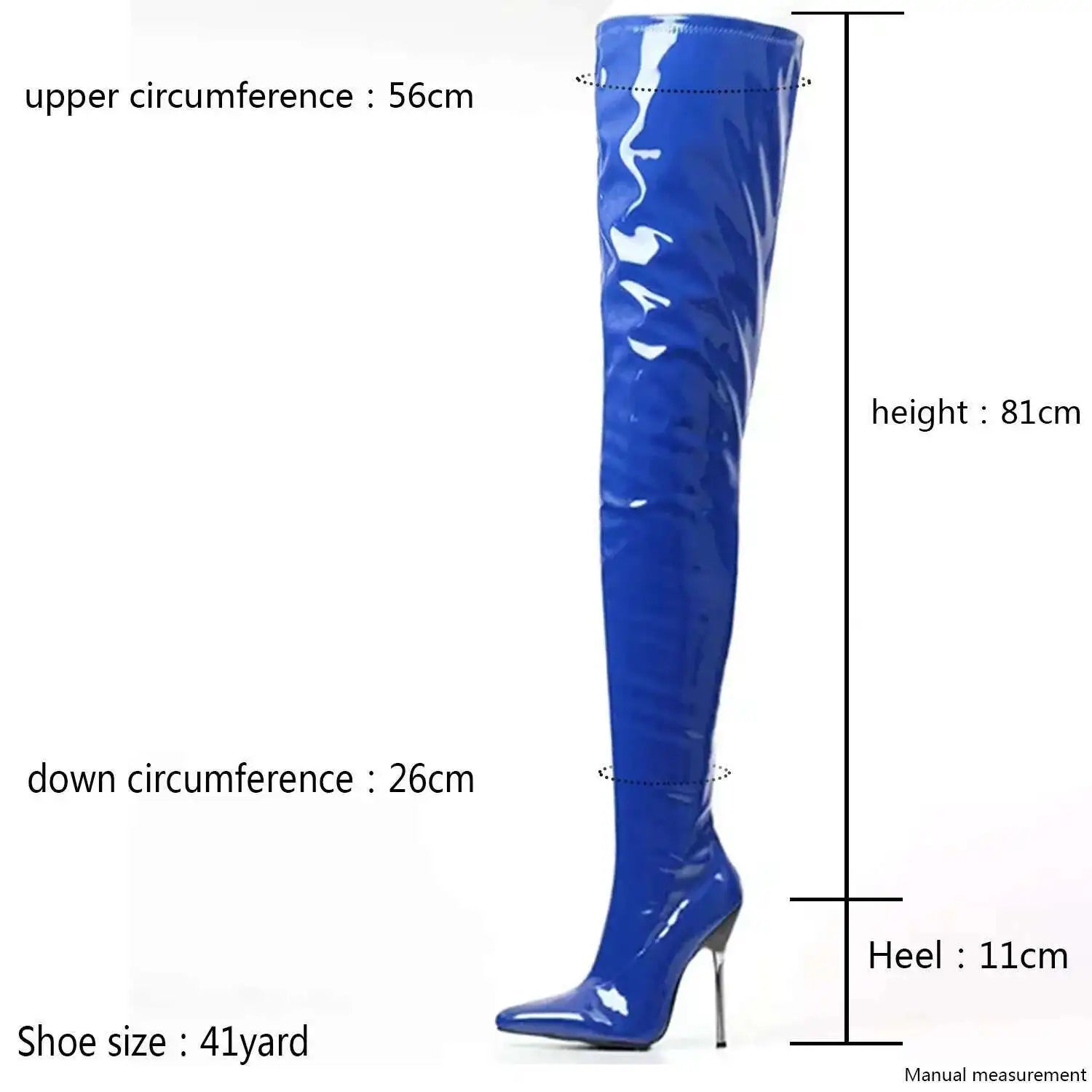 Women’s Thigh-High Pointed Toe High Heel Over-Knee Boots