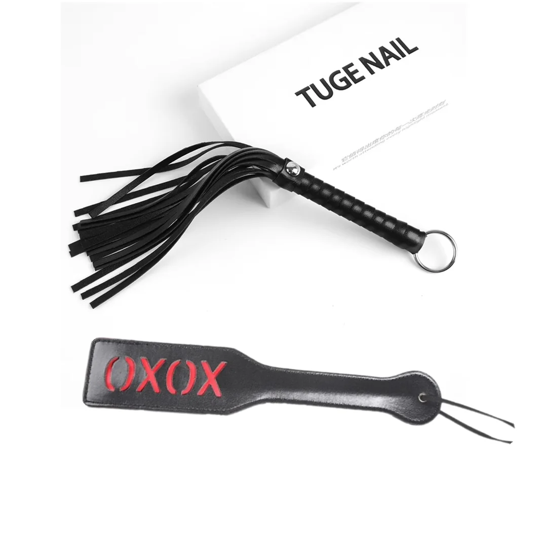 BDSM Whip & Restraint Fetish Toy Set