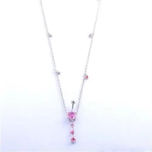 Hip Hop CZ Belly Chain Jewelry for Women Body Piercing