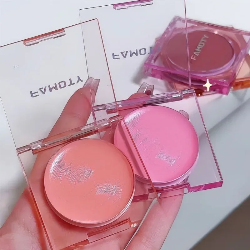 Natural Matte Nude Blush Cream Long-Lasting Daily Makeup