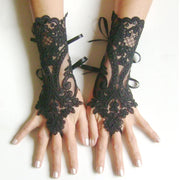 Women’s Lace Fingerless Gloves Wedding Party Accessory