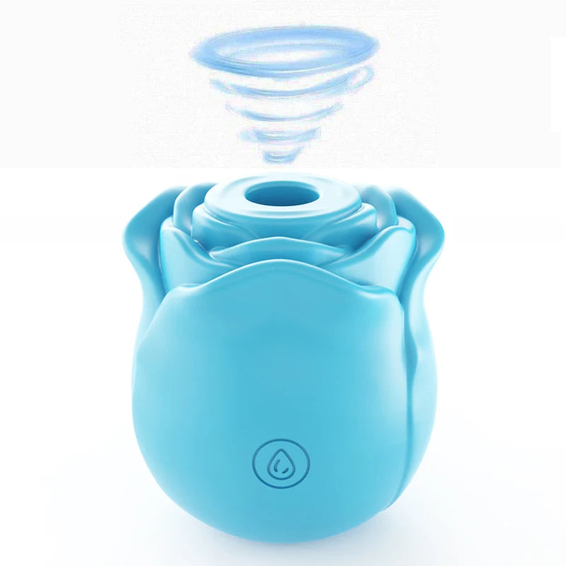 Rose-Shaped Clitoral Sucking Vibrator for Women
