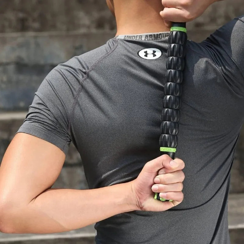 Muscle Relax Massage Stick with 9 Beads Roller