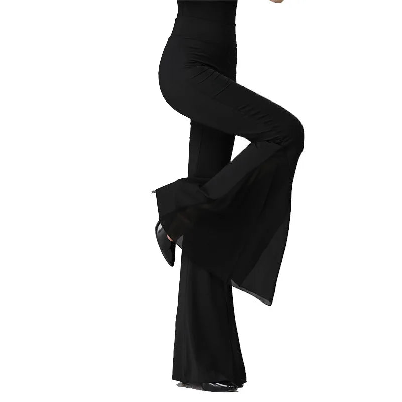 Elegant Wide Leg Pants for Pole Dance & Ballroom Wear