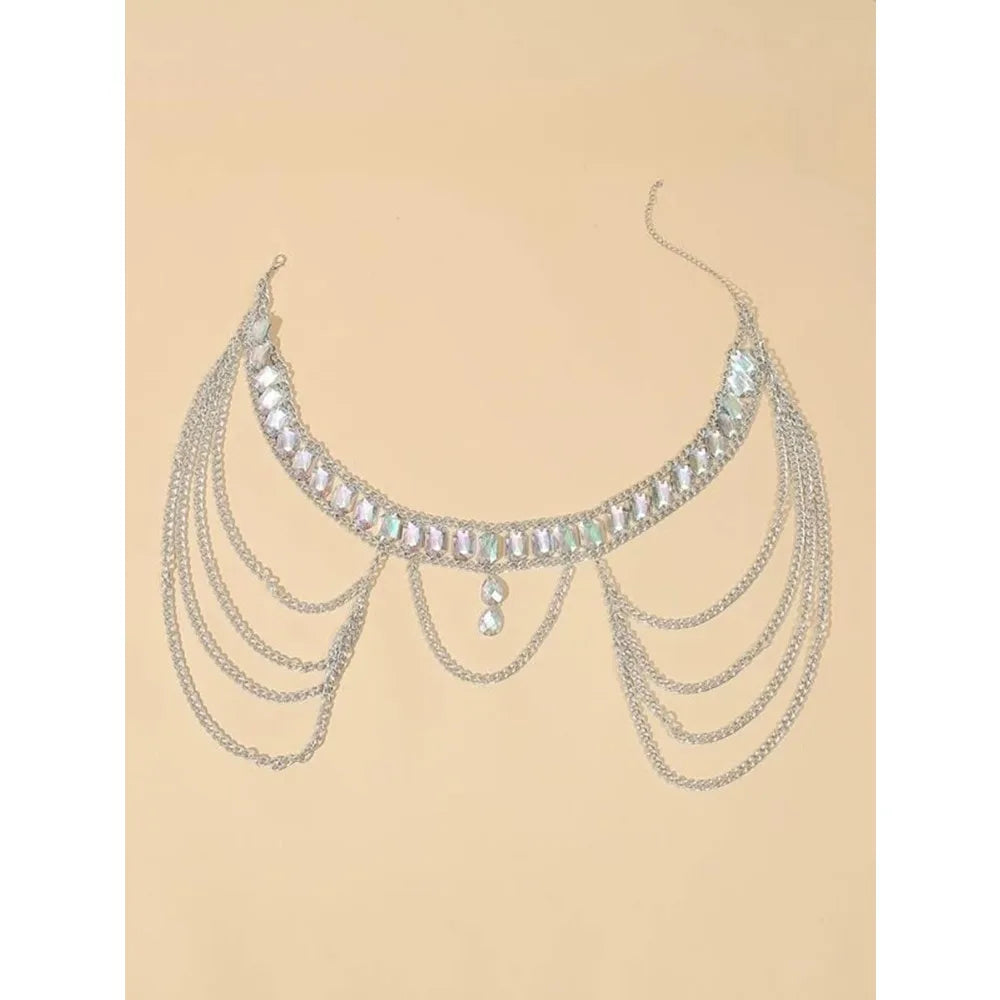 Women’s Gemstone Belly Chain Waist Body Chain Accessories