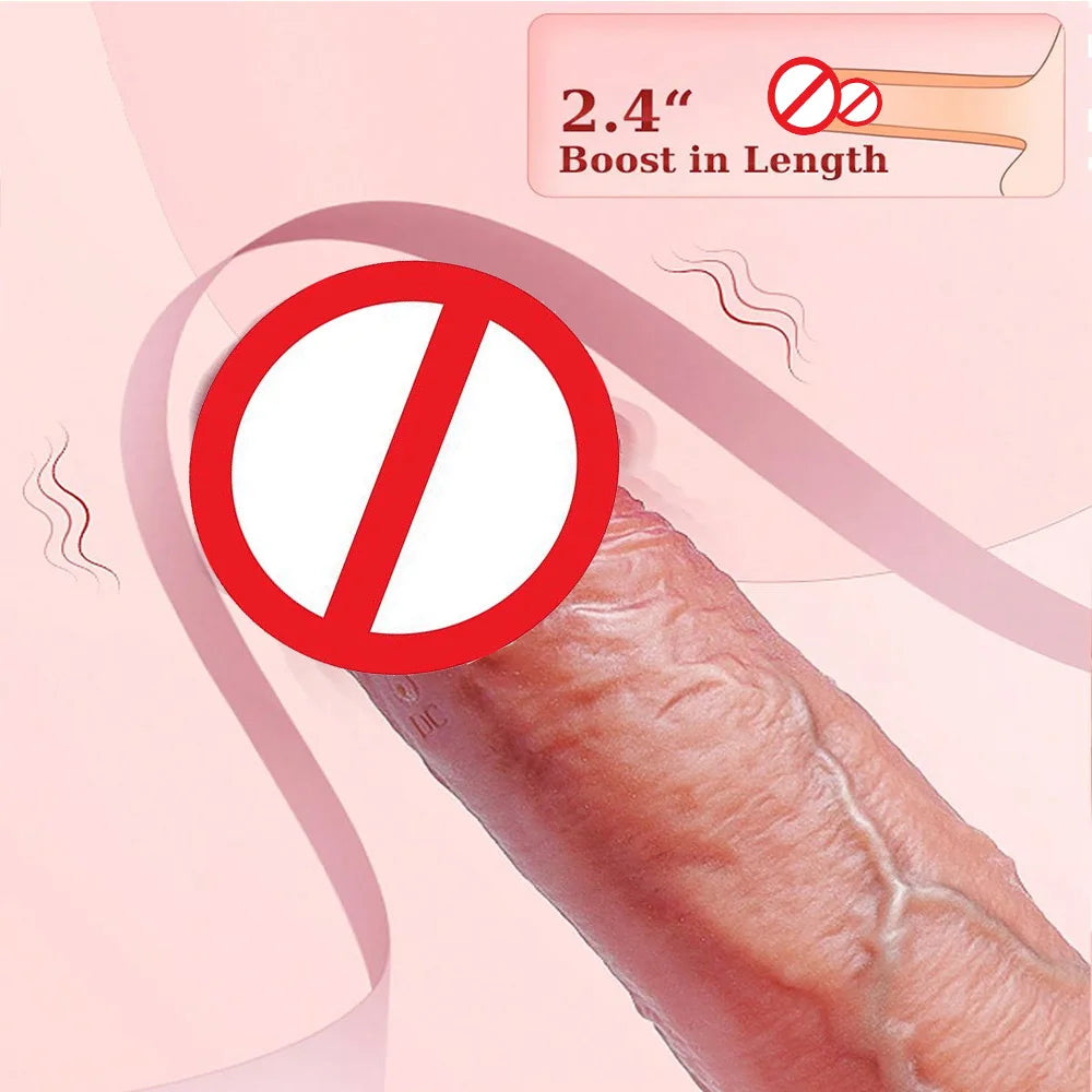 Remote Control Silicone Penis Extension Sleeve for Men