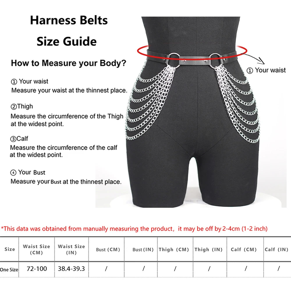 Women’s Sexy Leg & Thigh Harness Garter Waist Belt