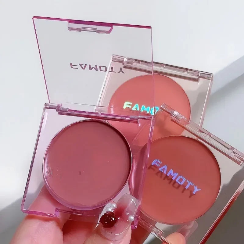 Natural Matte Nude Blush Cream Long-Lasting Daily Makeup