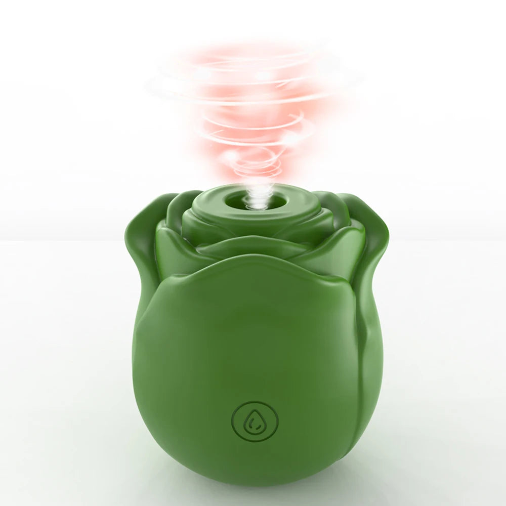 Rose-Shaped Clitoral Sucking Vibrator for Women