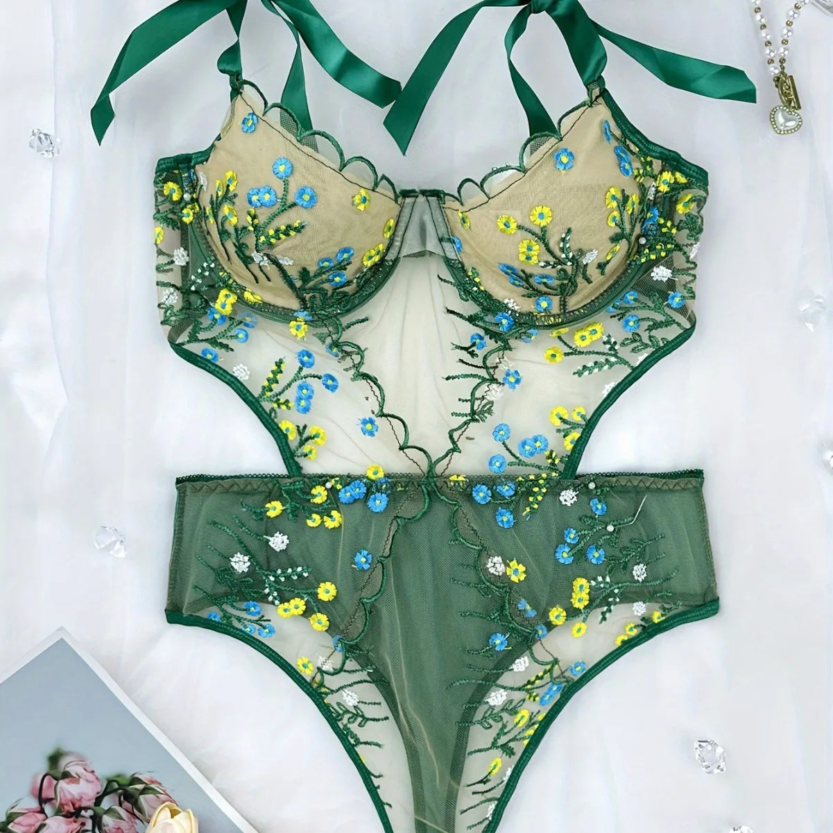 omen’s Sexy Bra & Panties Set Lingerie Thong Set