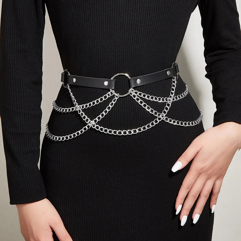 Women’s Sexy Leg & Thigh Harness Garter Waist Belt