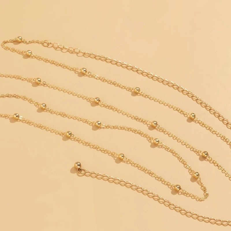 Sexy Metal Waist Belly Chain Jewelry for Women Summer