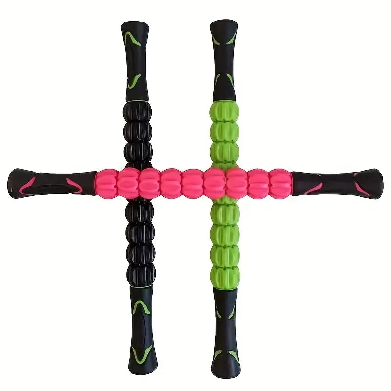 Muscle Relax Massage Stick with 9 Beads Roller