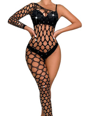 Sexy Mesh Teddy Bodysuit Lingerie Women Erotic