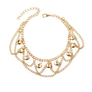 Boho Beach Anklet with Bells & Tassel Jewelry Women