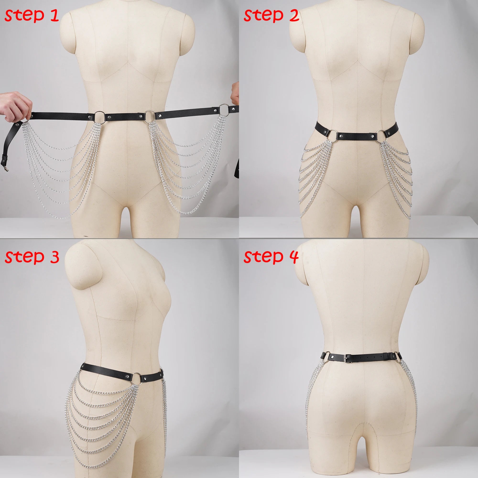 Women’s Sexy Leg & Thigh Harness Garter Waist Belt