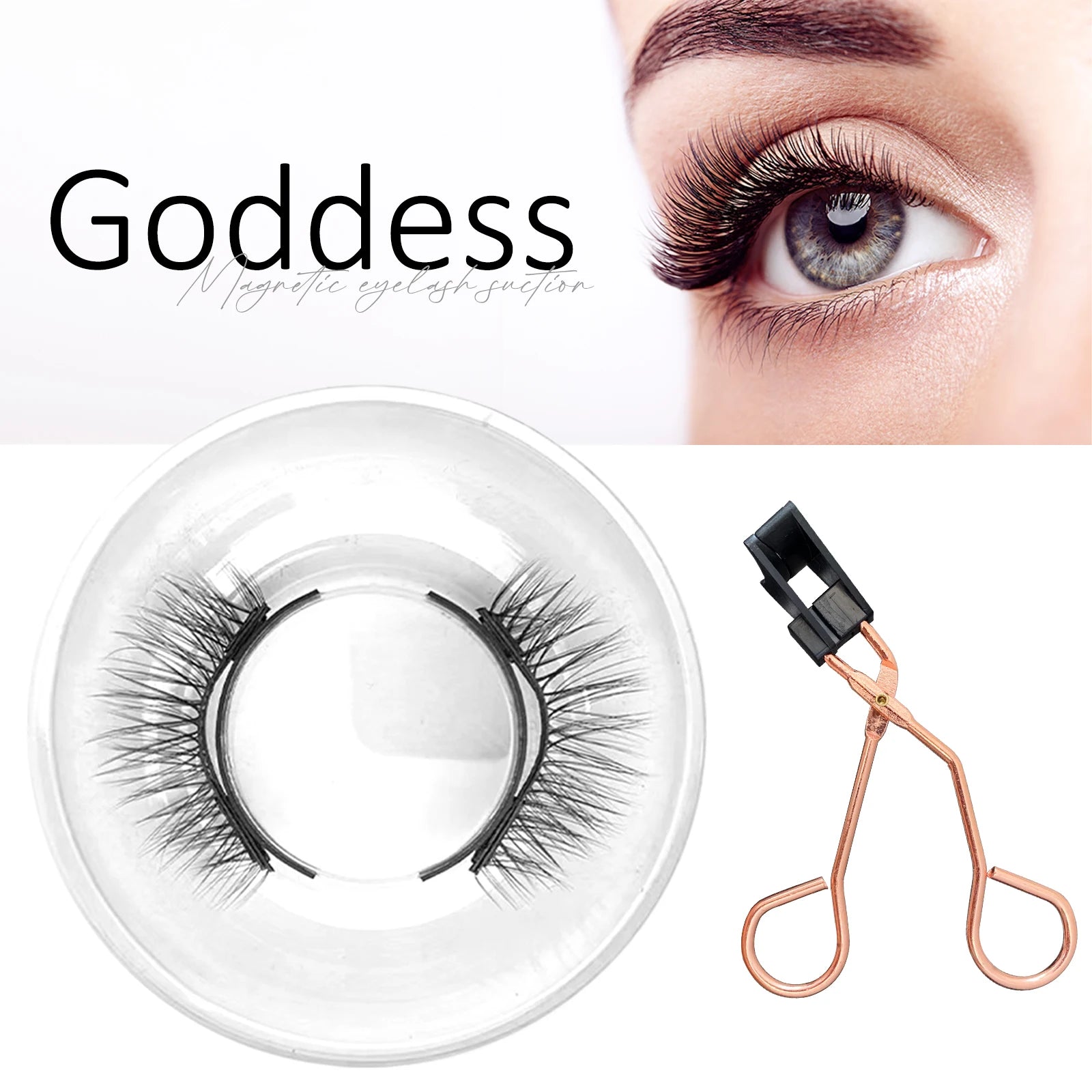 Quantum Magnetic Eyelashes Soft Natural Glue-Free Lashes