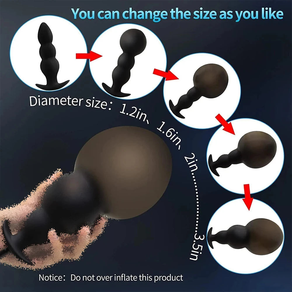 BDSM Inflatable Anal Plug & Prostate Massager