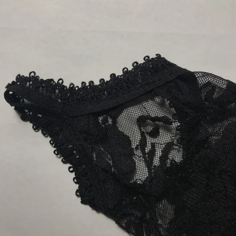 Sexy Lace Fingerless Gloves Women Long Elegant