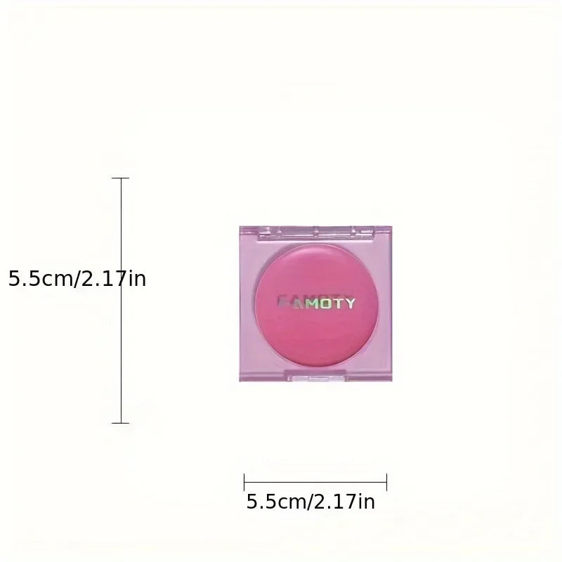 Natural Matte Nude Blush Cream Long-Lasting Daily Makeup