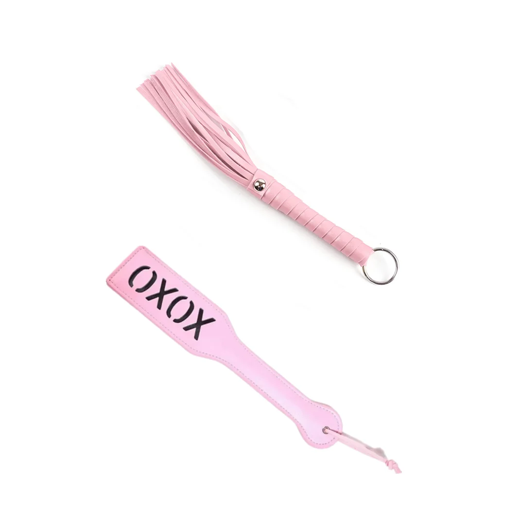 BDSM Whip & Restraint Fetish Toy Set